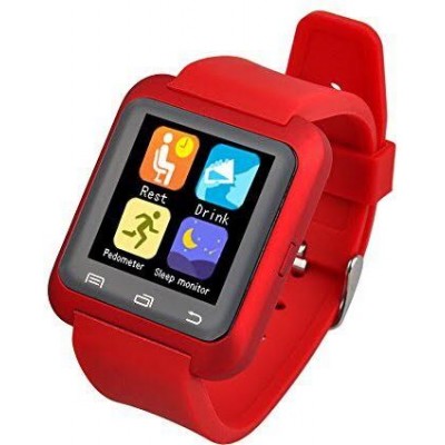 Smart Bluetooth Watch by U Watch, Red, U80