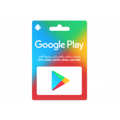 بطاقة متجر Google Play